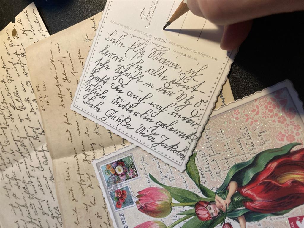 Sammlung von Briefen und Postkarten